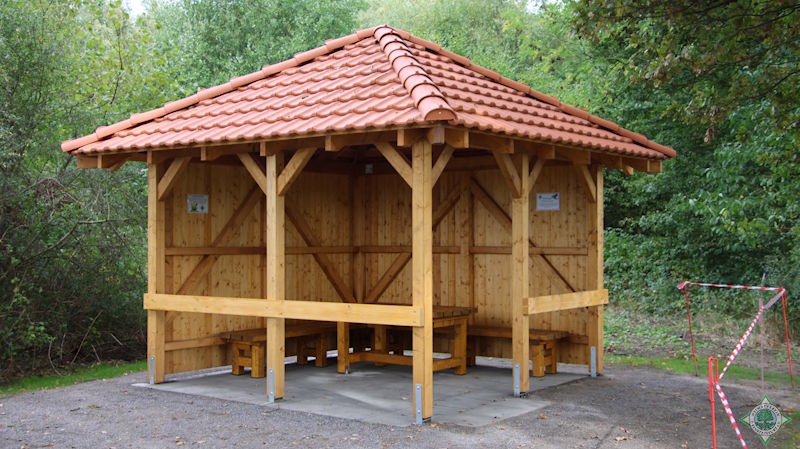 Wander-Schutzhütte in Averdung (Nähe Renvert, Averdung 17) Foto: © Gerty Münstermann