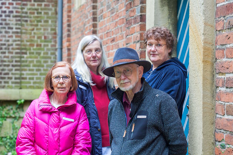 Informierten über die Loretokapelle: (v.l.n.r.): Waltraud Havers, Liane Schmitz, Kurt Schmitz, Kristine Schäper. Foto: Holger Martsch
